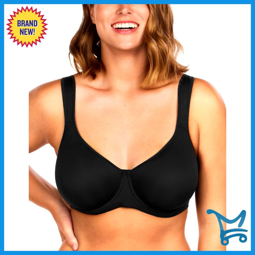 Minimizer Bra Full Coverage Unlined Underwire Sea… - image 1